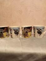 Rien Poortvliet bekers 4x paarden en koeien, Ophalen of Verzenden, Zo goed als nieuw, Overige stijlen, Kop(pen) en/of Schotel(s)