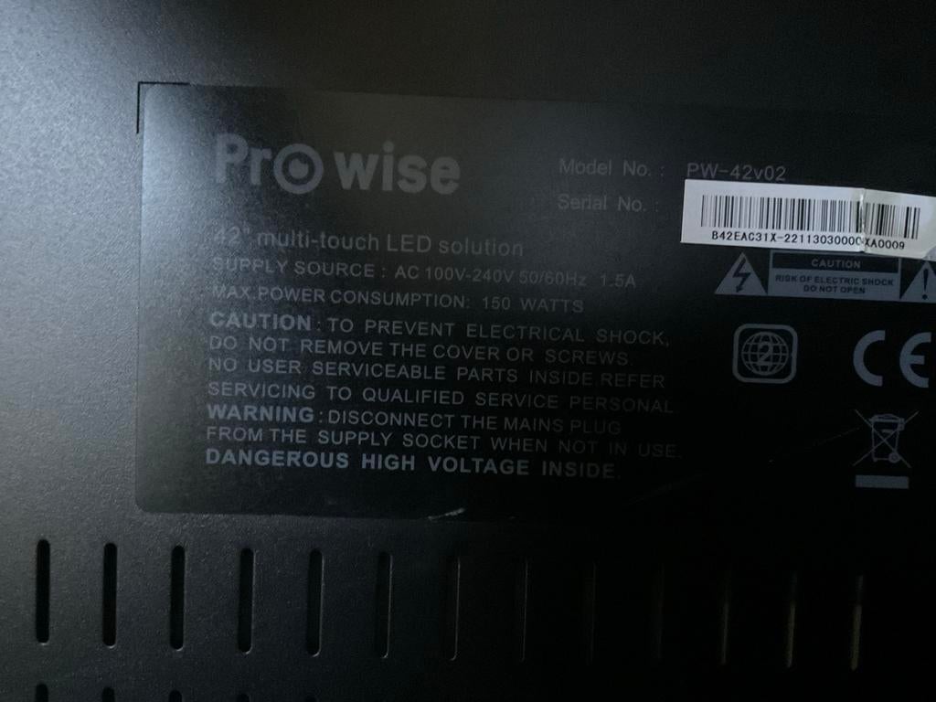 ProWise 42 inch TV - Mancave Topper!, Computers en Software, Ophalen, Gebruikt, Console