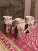 Vintage All Dutch mokken (3) t.s Holland Amsterdam, Huis en Inrichting, Keuken | Servies, Ophalen of Verzenden, Zo goed als nieuw