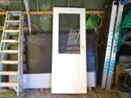 BINNENDEUR MET GLAS EN LOOD MOTIEF 210 X 82.5 X 3 !!!, Ophalen, Gebruikt, 80 tot 100 cm, Binnendeur