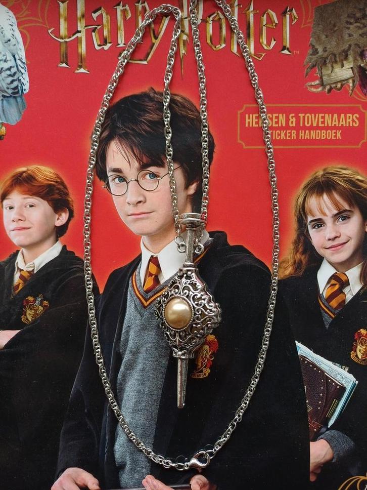 Blood Pact Ketting Grindelwald/Dumbledore Harry Potter, Verzamelen, Harry Potter, Nieuw, Replica, Ophalen of Verzenden