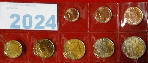 Luxemburg 2024 - UNC serie 1 cent t/m 2 euro, Postzegels en Munten, Munten | Europa | Euromunten, Setje, 1 cent, Luxemburg, Ophalen of Verzenden