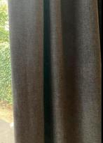 Gordijnen grijs antraciet dubbel gevierd 5.50x2.55, Ophalen of Verzenden, Zo goed als nieuw, Grijs, 200 cm of meer