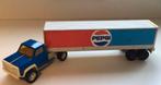 Vintage Tonka truck met oplegger opschrift Pepsi cola, Hobby en Vrije tijd, Ophalen of Verzenden, Gebruikt, Bus of Vrachtwagen