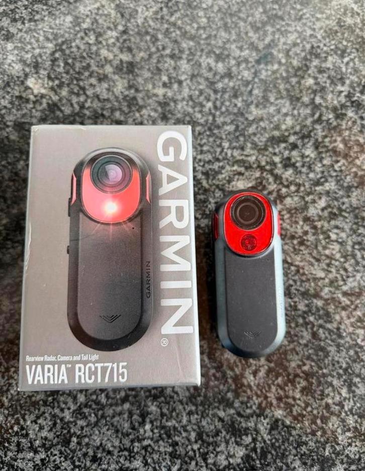 Garmin Varia RCT 715 Achterlicht met Radar en Camera, Fietsen en Brommers, Fietsaccessoires | Fietsverlichting, Achterlicht, Zo goed als nieuw