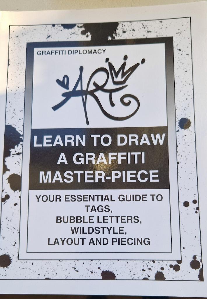 Boek: Learn to draw a Graffiti- Masterpiece, Hobby en Vrije tijd, Tekenen, Nieuw, Boek of Gids, Ophalen of Verzenden