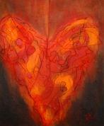 Oranje Hart , wie bied ??, Antiek en Kunst, Ophalen of Verzenden