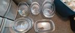 Ovenschotel 4x met deksel 1x enkel schaal, Ophalen of Verzenden, Nieuw, Glas, Overige typen