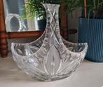 Grote vintage kristallen fruit mand of schaal geslepen glas, Ophalen