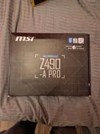 MSI z490 a pro, processor, Ram Voeding, Ophalen of Verzenden, Zo goed als nieuw, Intel, DDR4