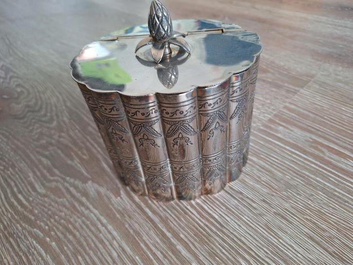 Antieke Victoriaanse Theedoos Zilver, Antiek en Kunst, Antiek | Woonaccessoires, Ophalen of Verzenden