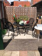 Tuinset zwart, Tuin en Terras, Ophalen, Eettafel, Zo goed als nieuw, Overige materialen