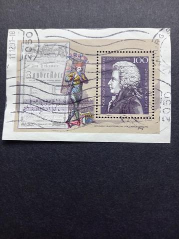 Blok met zegel gestempeld Duitsland Michel nr. 1571  beschikbaar voor biedingen