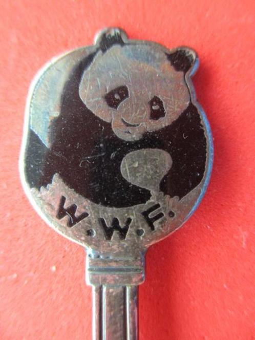 (F8851) WWF Panda ( dicht tussen de poten ), Verzamelen, Porselein, Kristal en Bestek, Gebruikt, Bestek, Ophalen of Verzenden