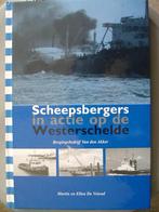 Scheepsbergers in actie op de Westerschelde. Van den Akker., Verzamelen, Scheepvaart, Ophalen of Verzenden, Zo goed als nieuw