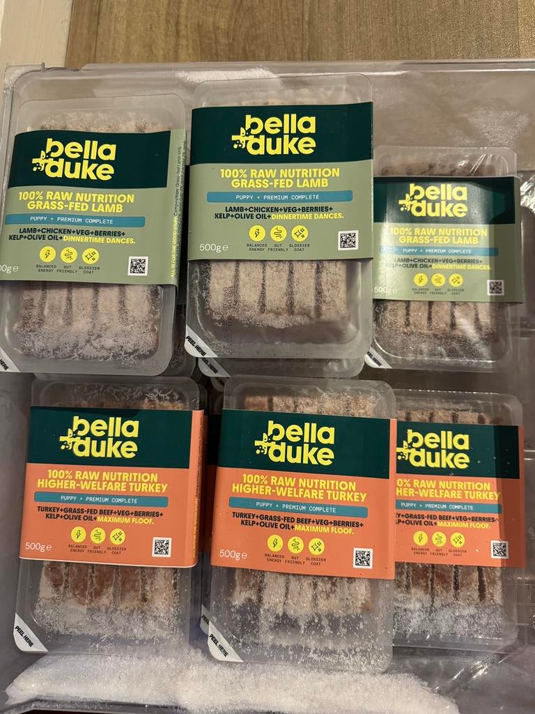 Bella & Duke Puppy – 100% Raw Nutrition (diepvries), Ophalen, Hond