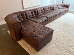 Vintage De Sede DS-11 modulaire patchwork leren bank 7 delen, Huis en Inrichting, Ophalen, Gebruikt, 100 tot 125 cm, Hoekbank