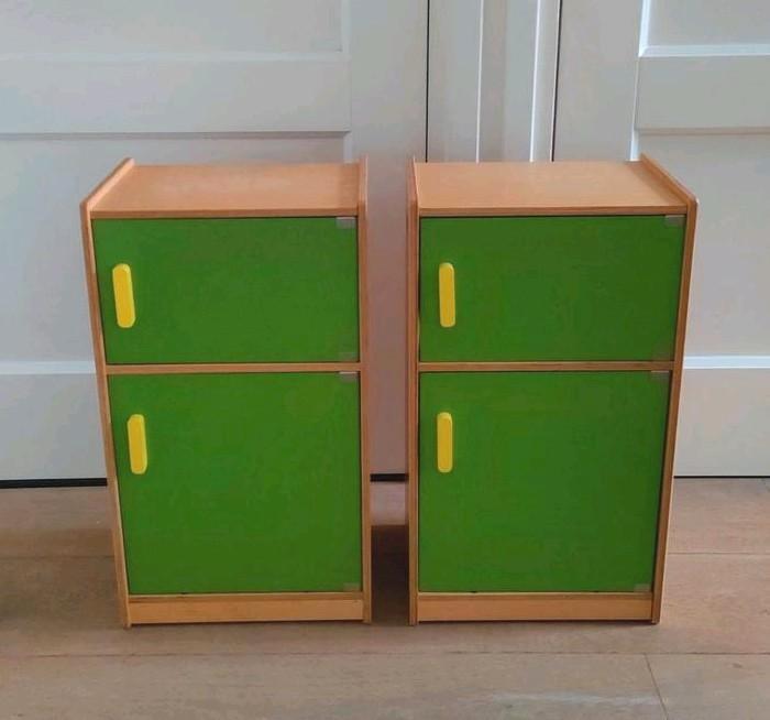 2 nachtkastjes /1 nachtkastje kastje kinderkamer speelkamer, Kinderen en Baby's, Kinderkamer | Commodes en Kasten, Minder dan 90 cm