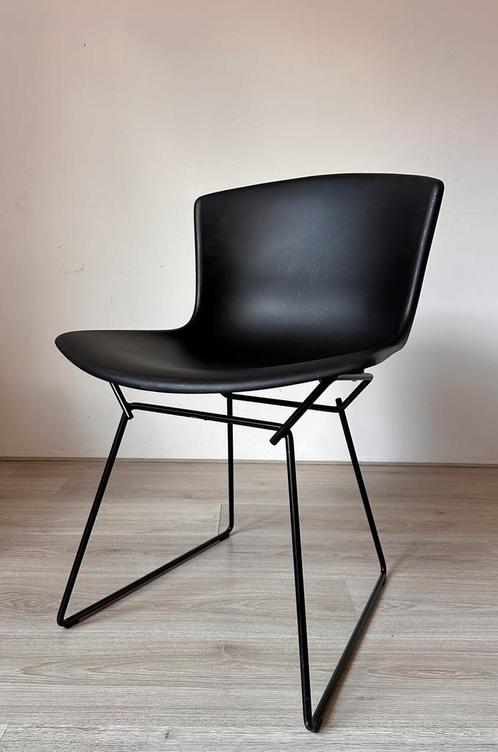 4 Knoll design stoelen, Huis en Inrichting, Stoelen, Gebruikt, Vier, Kunststof, Zwart, Ophalen