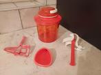 Tupperware hakmolen (SuperSonic Chopper L) nieuw, Ophalen of Verzenden, Nieuw, Rood, Overige typen