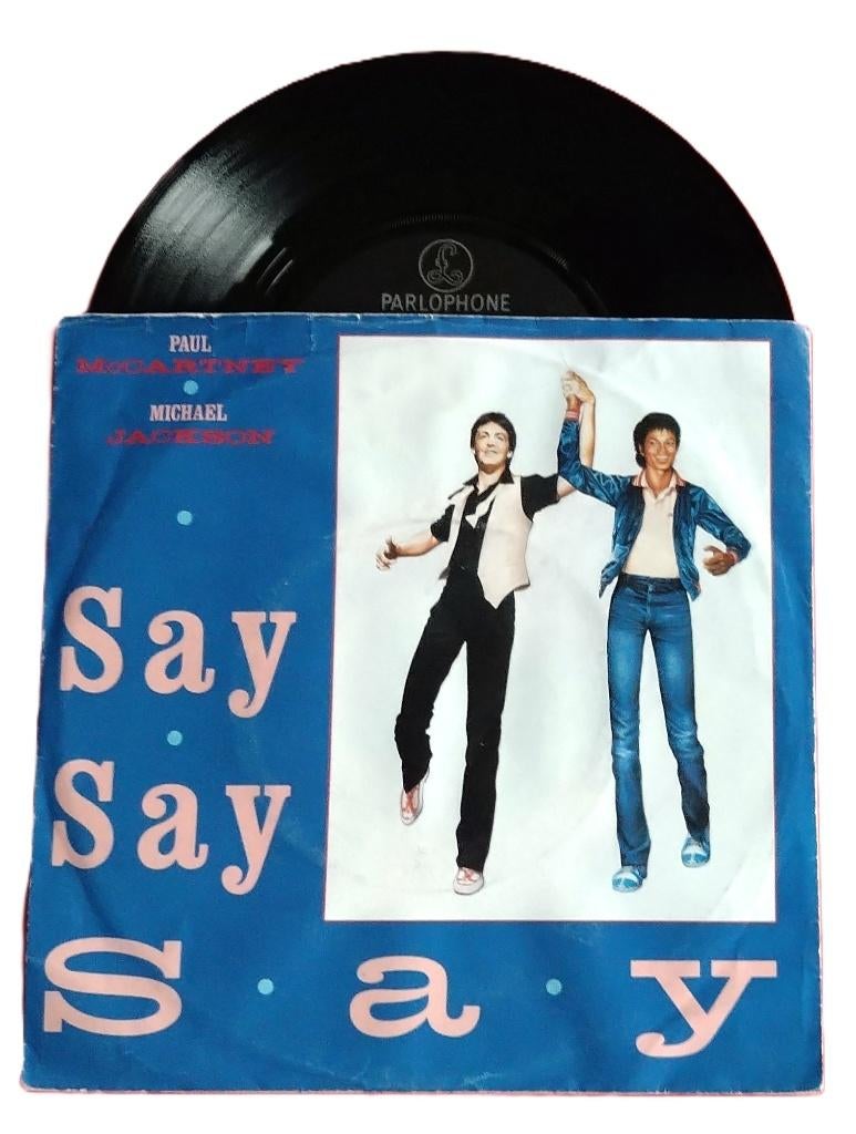 ExTop2000 Paul McCartney & Michael Jackson - Say, Say, say, Cd's en Dvd's, Vinyl Singles, Verzenden, Overige genres, 7 inch, Single