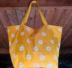 Vrolijke, zomerse tas met bloemen, Ophalen of Verzenden, Gebruikt, Geel