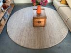 Wollen Berber vloerkleed, rond en handgeweven, Huis en Inrichting, Stoffering | Tapijten en Kleden, Ophalen, Beige, Rond, 200 cm of meer