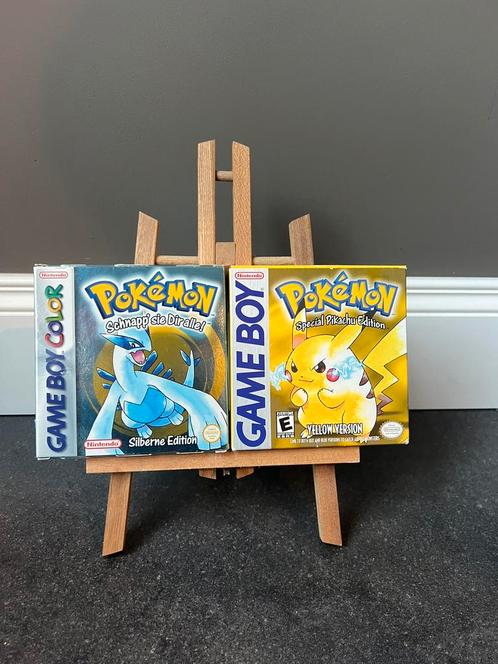 Gameboy Color Pokémon | Silver And Yellow, Spelcomputers en Games, Games | Nintendo Game Boy, Gebruikt, Avontuur en Actie, 1 speler