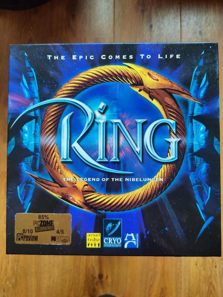 Ring of Nibelungen - Cryo - 1998 - Old school games, Spelcomputers en Games, Games | Pc, Zo goed als nieuw, Avontuur en Actie