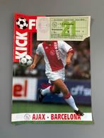 9 Ajax Europese Tickets Wedstrijdboekjes Inclusief Barca 93, Ophalen of Verzenden, Zo goed als nieuw, Ajax