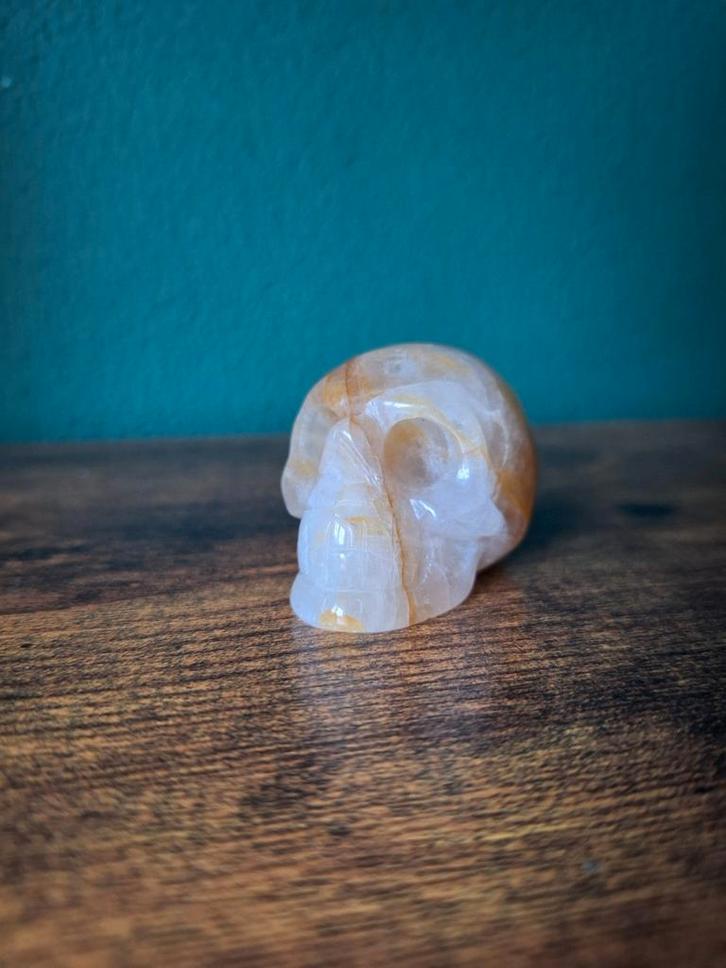 Skull golden healer, Verzamelen, Mineralen en Fossielen, Verzenden