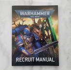 Recruit Manual Warhammer 40k, Hobby en Vrije tijd, Wargaming, Ophalen of Verzenden, Nieuw, Warhammer, Boek of Catalogus