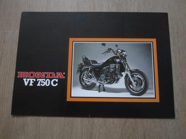 Honda VF 750 C brochure folder 1982 ?, Motoren, Handleidingen en Instructieboekjes, Honda, Ophalen of Verzenden