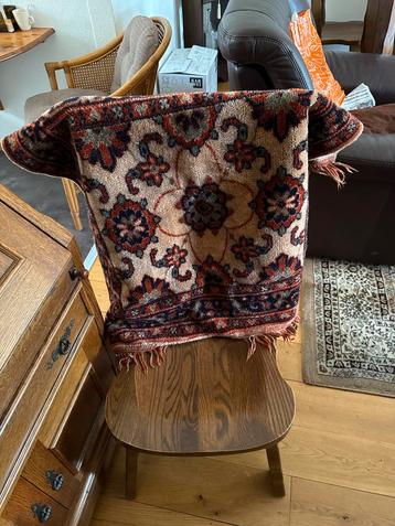 Vintage vloerkleed met bloemmotief, antiek kleed textiel dec beschikbaar voor biedingen
