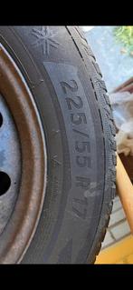 Michelin Winterbanden 225/55 R17 + Stalen Velgen, Auto-onderdelen, Banden en Velgen, Ophalen, Gebruikt, Banden en Velgen, 17 inch