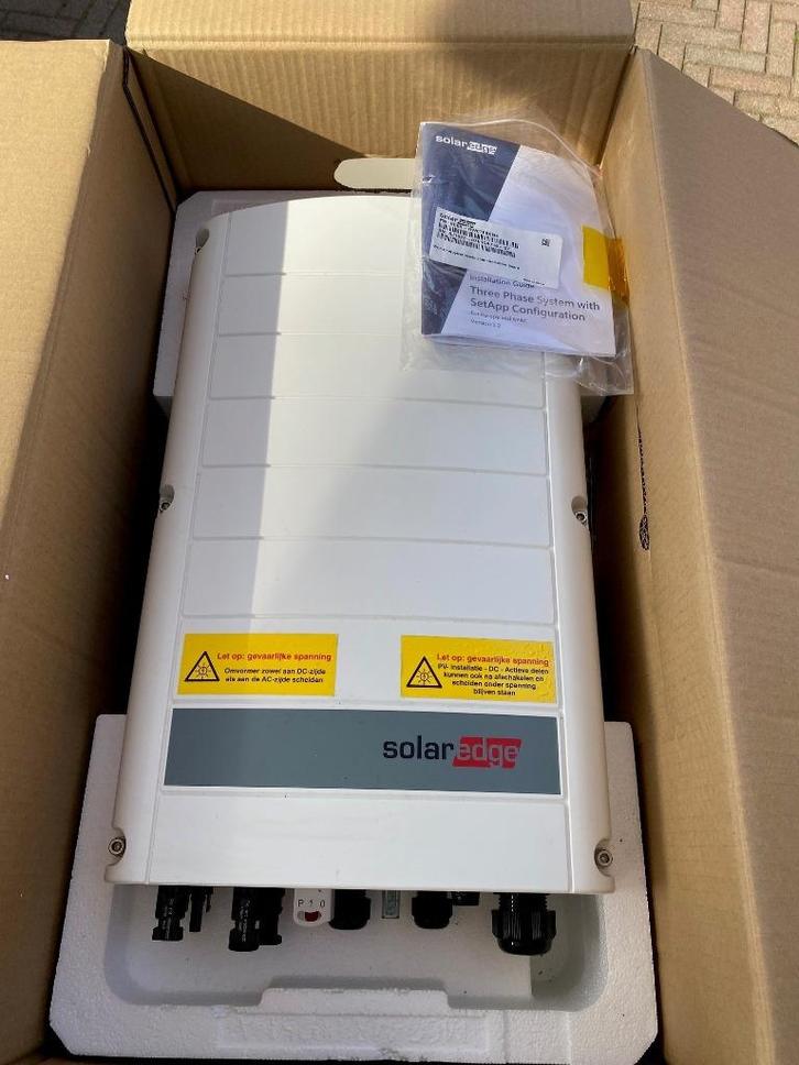SolarEdge omvormer SE5K 5kW 3-fase in goede staat, Doe-het-zelf en Verbouw, Zonnepanelen en Toebehoren, Zo goed als nieuw, Overige typen