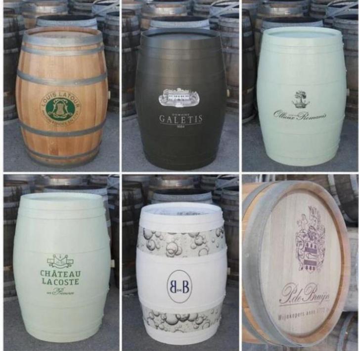Wijnvat logo bedrukken personaliseren, Tuin en Terras, Overige Tuin en Terras, Nieuw, Ophalen of Verzenden