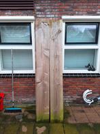 Gebr schutting planken 28 cm br, 220 cm lang. Dikte 30 mm, Doe-het-zelf en Verbouw, Hout en Planken, Plank, Gebruikt, 25 tot 50 mm