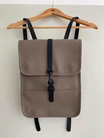 Rains Micro waterproof backpack grey/sand One Size from Rain beschikbaar voor biedingen