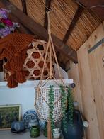 Vintage plantenhanger met kunsterwtje, Ophalen
