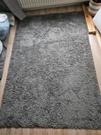 Grijs hoogpolig vloerkleed Ikea 133x195, Ophalen, Zo goed als nieuw, Grijs, Rechthoekig