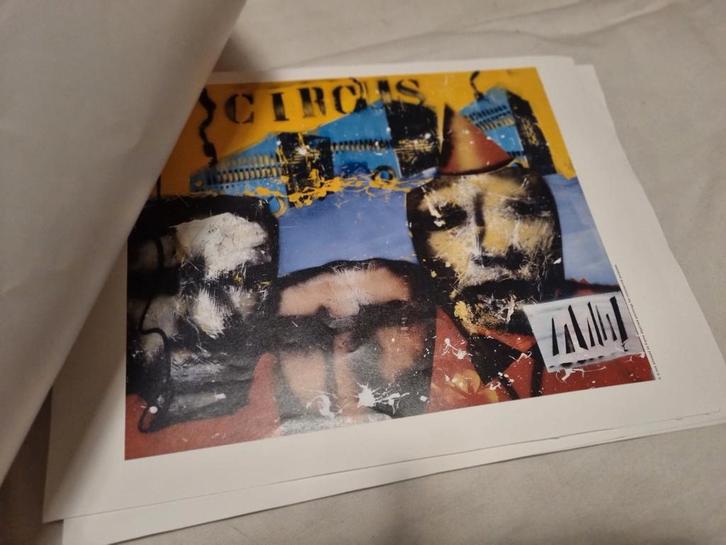 Vintage Herman Brood Print 40 bij 30cm jaren 90, Antiek en Kunst, Kunst | Litho's en Zeefdrukken, Ophalen of Verzenden