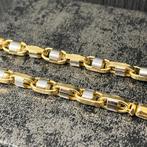 18k gouden ketting monte carlo prachtig model, Ophalen of Verzenden, Nieuw, Goud