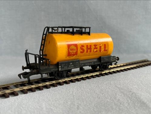Fleischmann 1475 DB Shell ketelwagen, Hobby en Vrije tijd, Modeltreinen | H0, Gebruikt, Wagon, Gelijkstroom of Wisselstroom, Fleischmann