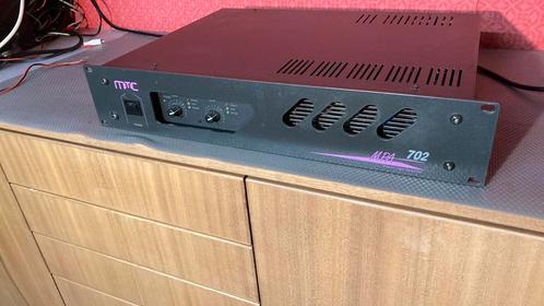 Versterker 2x350 watt MTC MPA-702 19 inch rackmount, Muziek en Instrumenten, Mengpanelen, Gebruikt, Minder dan 5 kanalen, Ophalen of Verzenden