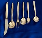 Keltum Jeunesse verzilverd: kindermesje + lepeltje enz., Antiek en Kunst, Antiek | Bestek, Ophalen