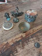 Diverse indiase miniaturen in brons of koper, Antiek en Kunst, Ophalen