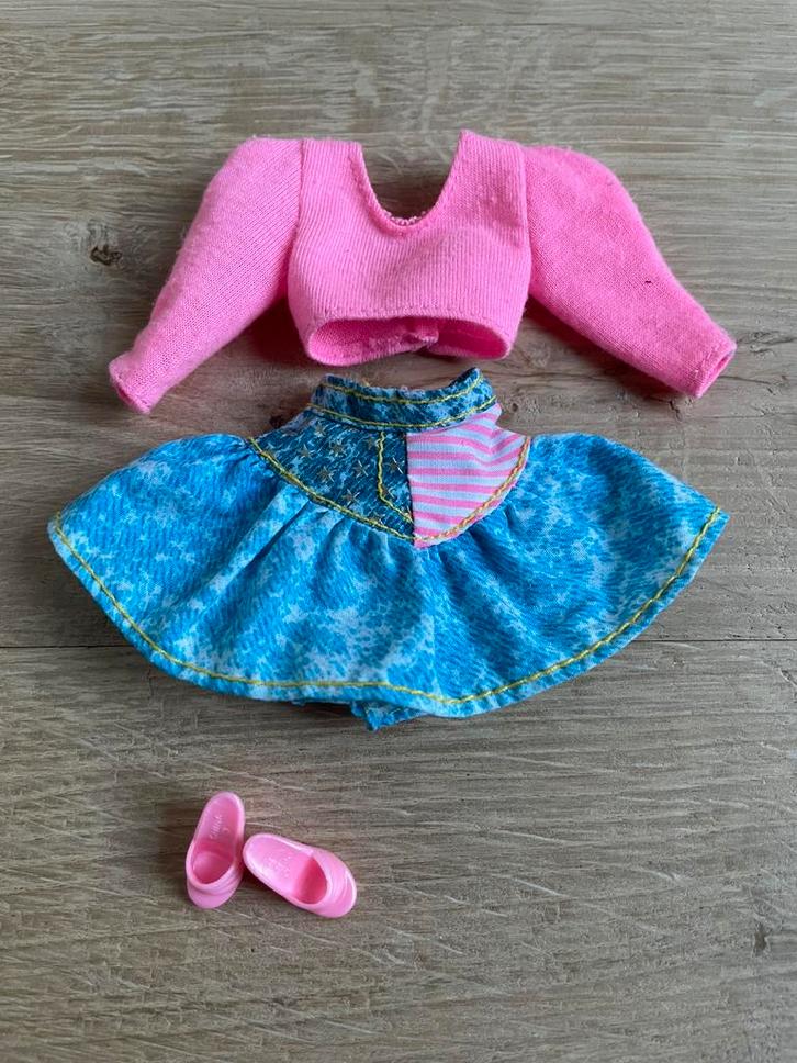 Vintage All American Barie outfit Mattel 1990, Verzamelen, Poppen, Gebruikt, Kleertjes, Ophalen of Verzenden