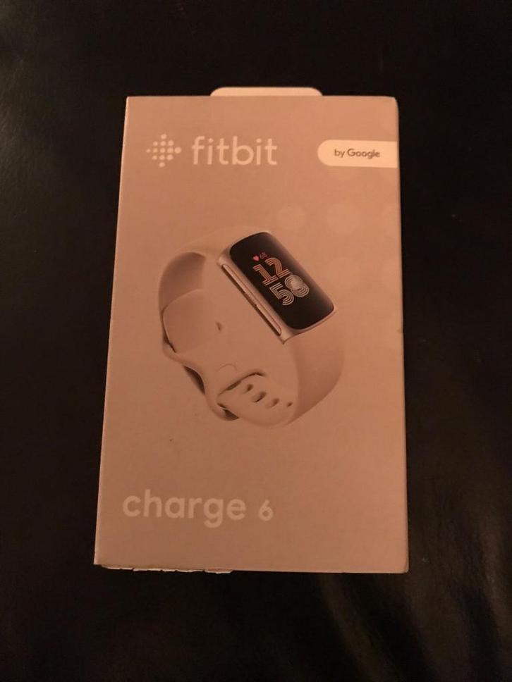 Fitbit Charge 6 - compleet, Sieraden, Tassen en Uiterlijk, Activity trackers, Zo goed als nieuw, Android, Wit, Waterdicht, Ophalen of Verzenden