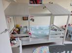 Kinderbed, Kinderen en Baby's, Kinderkamer | Bedden, Ophalen, Gebruikt, 180 cm of meer, 85 tot 100 cm